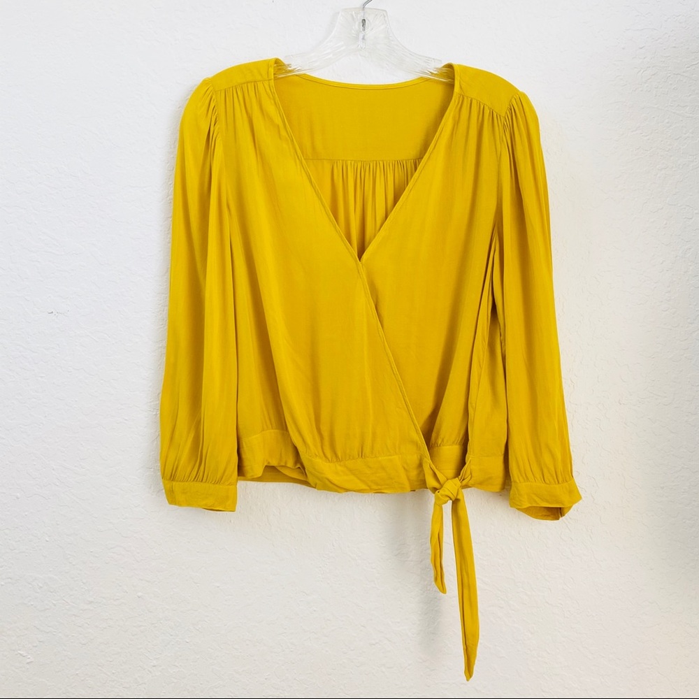 Velvet by Graham & Spencer Wrap Blouse Side Tie